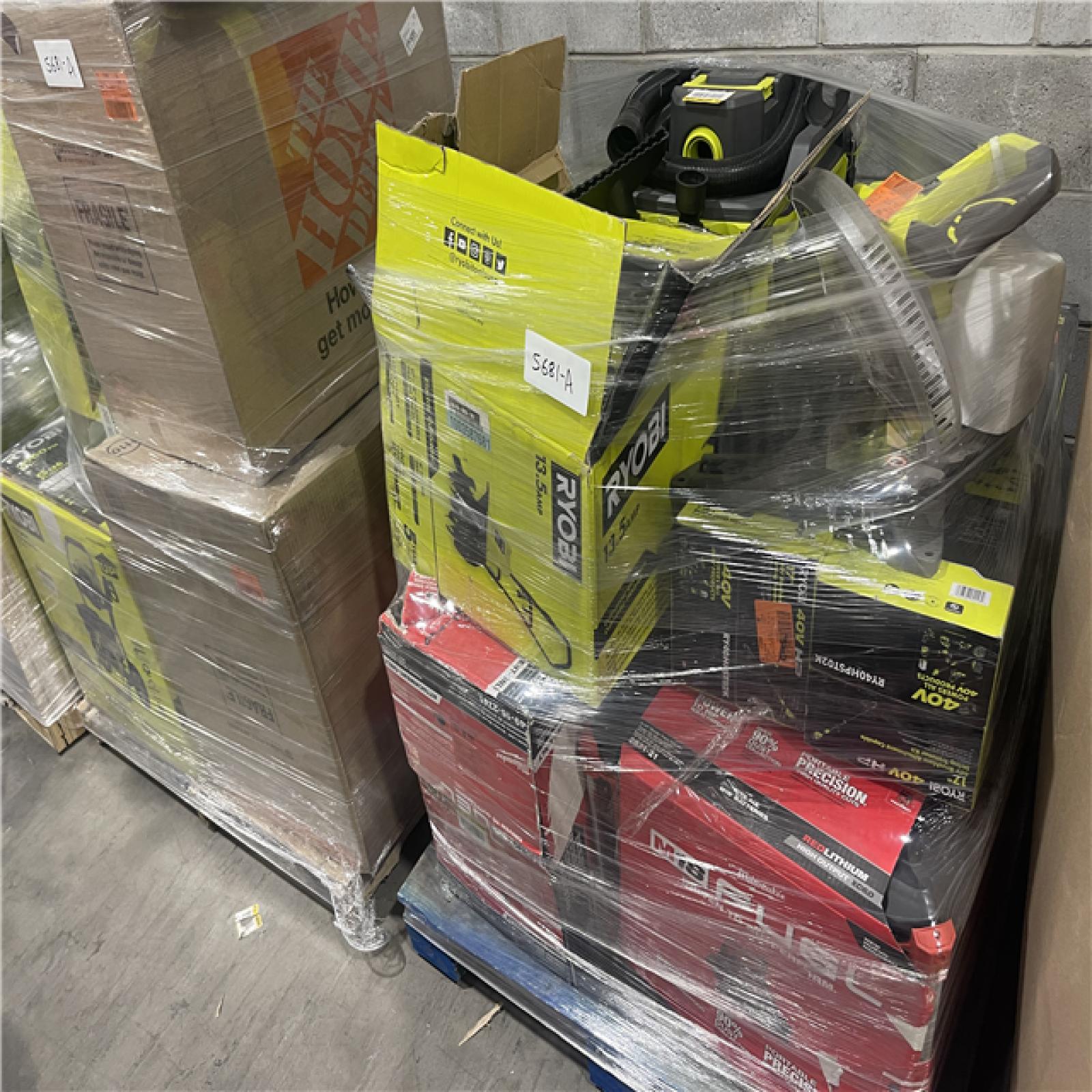 Pittston Location As-Is Power Tools Partial Truckload (13 pallets) 5681-A
