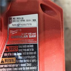 HOUSTON LOCATION - AS-IS M18 FUEL 18V Lithium-Ion Brushless Cordless 6-1/2 in. Circular Saw (Tool-Only)