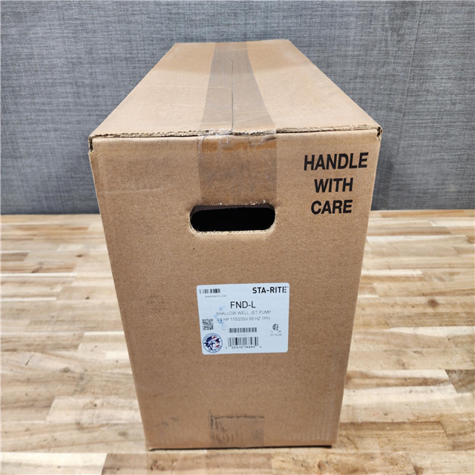 HOUSTON LOCATION - AS-IS (NEW) STA-RITE SHALLOW WELL JET PUMP