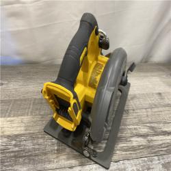 AS-IS DEWALT FLEXVOLT 60V MAX Cordless Brushless 7-1/4 in. Circular Saw with Brake (Tool Only)