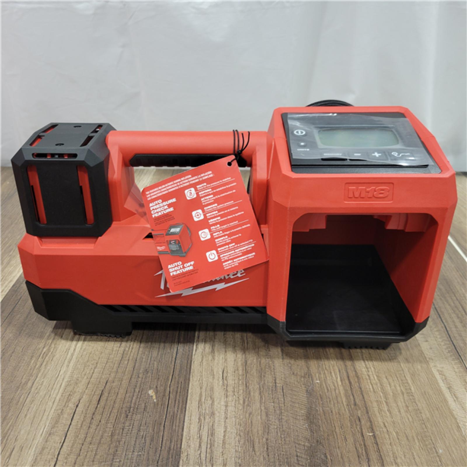 AS-IS MILWAUKEE M18 18-Volt Lithium-Ion Cordless Inflator (Tool-Only)