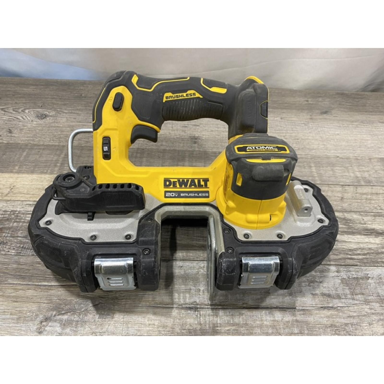AS-IS DEWALT ATOMIC 20V MAX Cordless Brushless Compact 1-3/4 in. Bandsaw (Tool Only)
