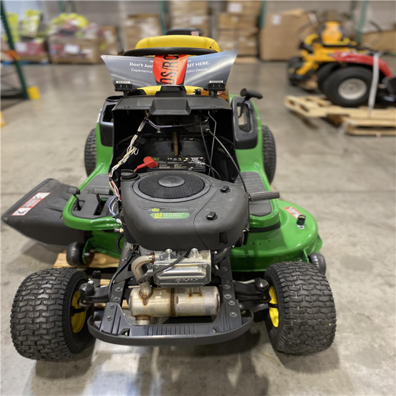 Dallas Location - As-Is John Deere S100 42 in. 17.5 HP Gas Hydrostatic Riding Lawn Mower