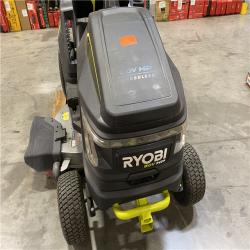 Dallas Location - As-Is RYOBI 80V HP Brushless 42 in. Battery Electric Cordless Riding Lawn Tractor