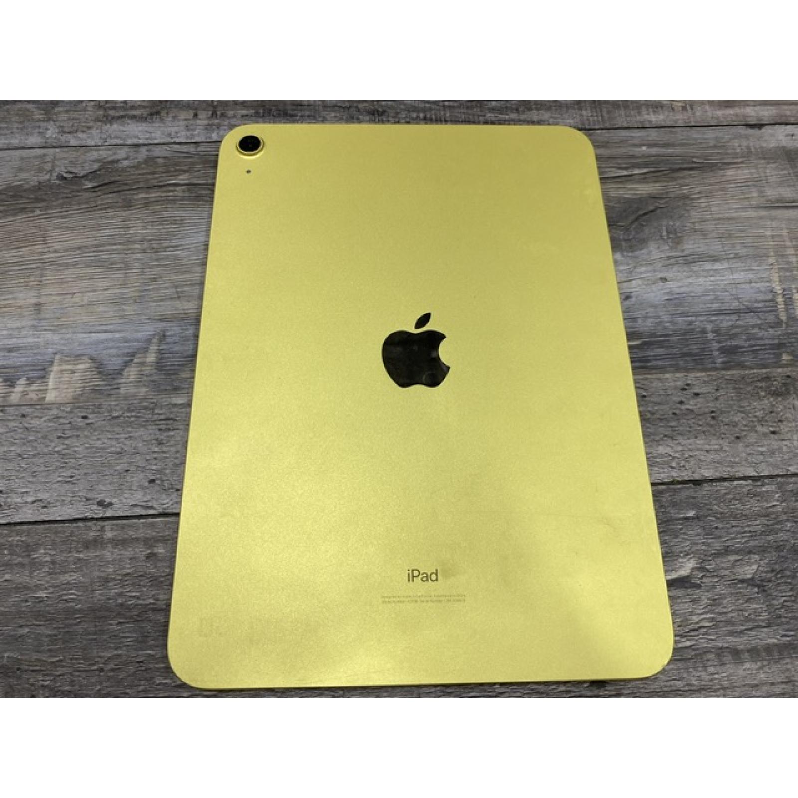 AS-IS Apple iPad 10th Gen 64GB Yellow Wi-Fi MPQ23LL/A