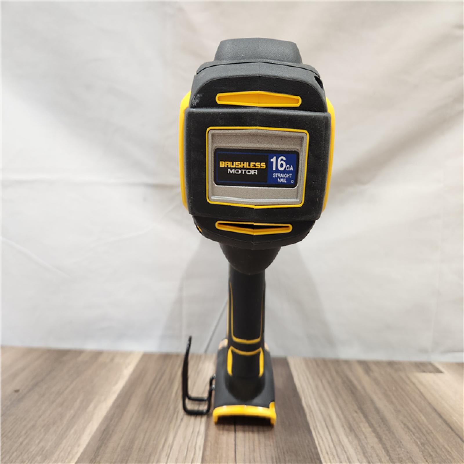 AS-IS- DEWALT 20V MAX XR 16-Gauge Lithium-Ion Cordless Finish Nailer (Tool Only)