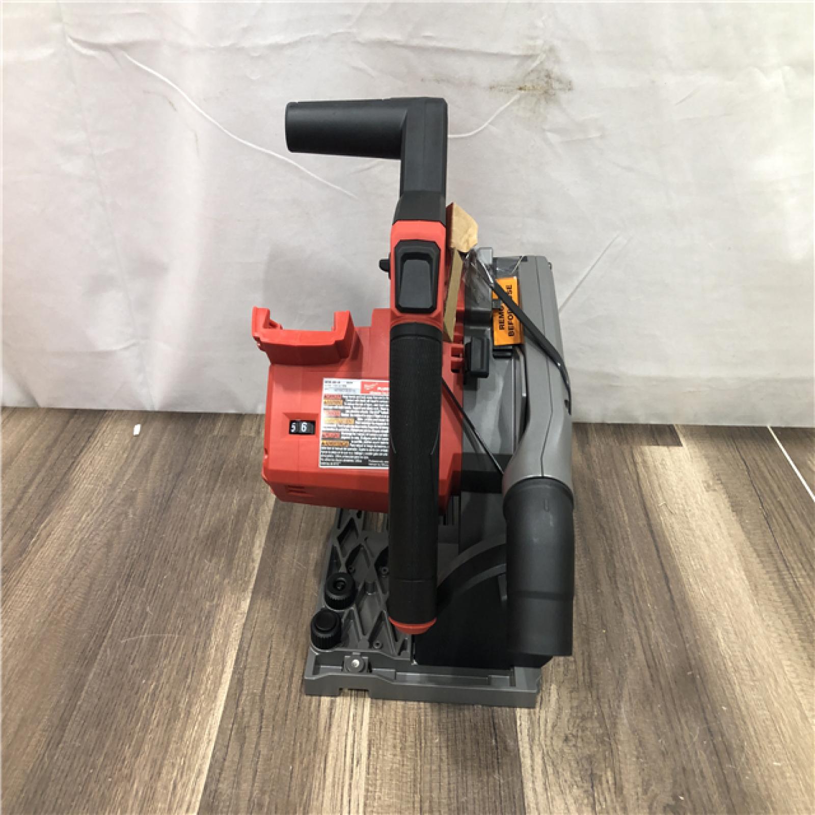 AS-IS Milwaukee FUEL 18V Lithium-Ion Cordless Brushless 6-1/2 in. Plunge Cut Track Saw (Tool-Only)