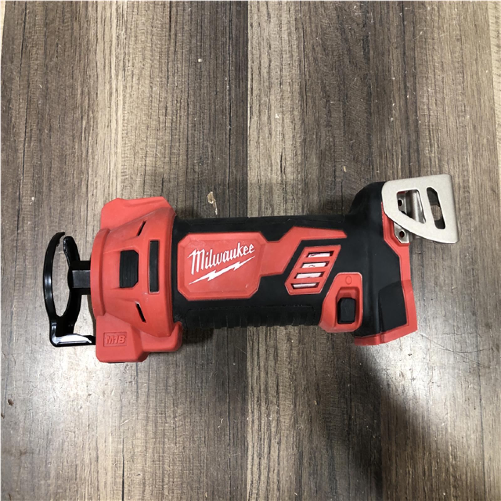 AS-IS Milwaukee 18V Lithium-Ion Cordless Drywall Cut Out Rotary Tool (Tool-Only)