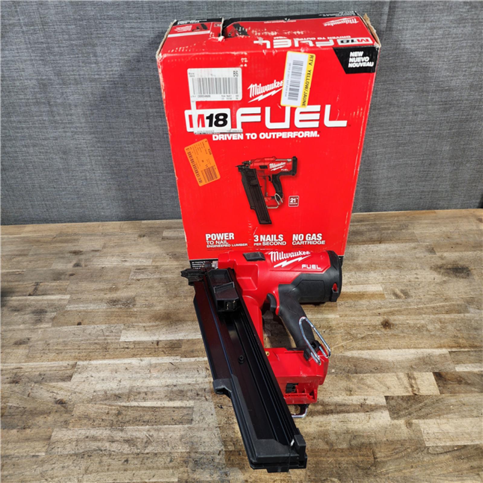 HOUSTON LOCATION - AS-IS Milwaukee 2744-20 M18 FUEL 3-1/2 in. 18V 21-Degree Lithium-Ion Brushless Cordless Framing Nailer (Tool-Only)