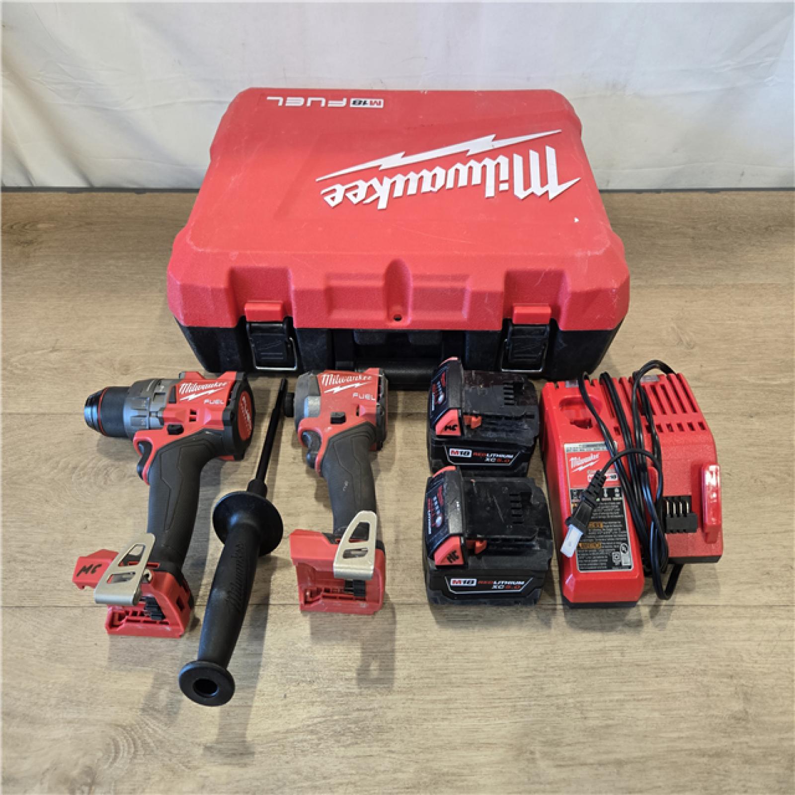 AS-IS Milwaukee FUEL 18V Cordless Hammer Drill and Impact Driver Combo Kit