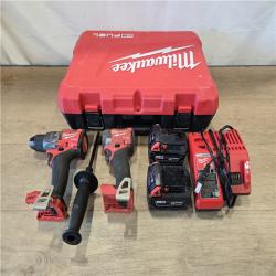 AS-IS Milwaukee FUEL 18V Cordless Hammer Drill and Impact Driver Combo Kit