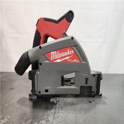 AS-IS- Milwaukee FUEL 18V Lithium-Ion Cordless Brushless 6-1/2 in. Plunge Cut Track Saw (Tool-Only)