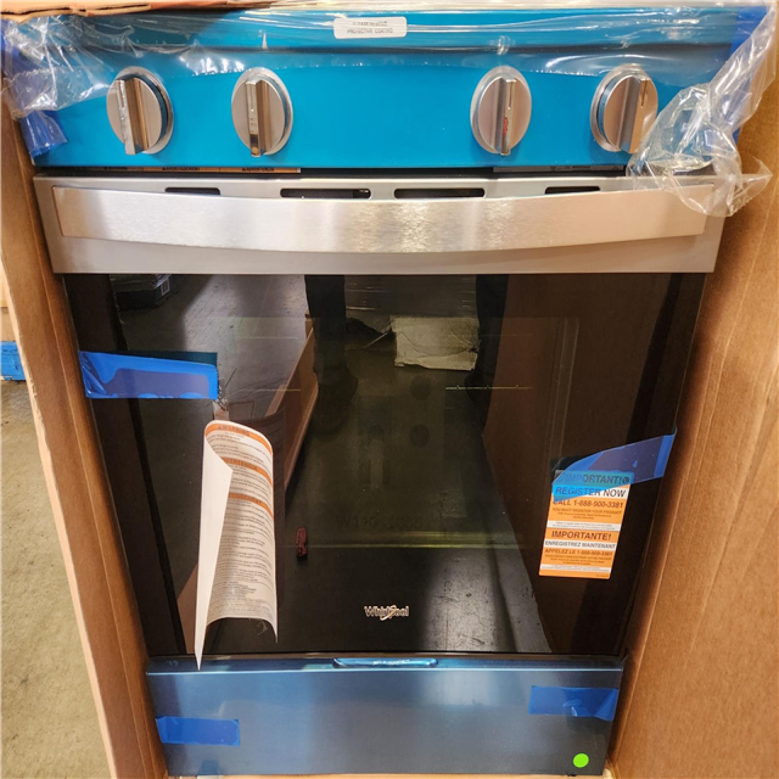 Phoenix NEW Whirlpool 30 in. 5-Burners Smart Slide-In Electric Range in Fingerprint Resistant Stainless Steel with No Preheat Air Fry