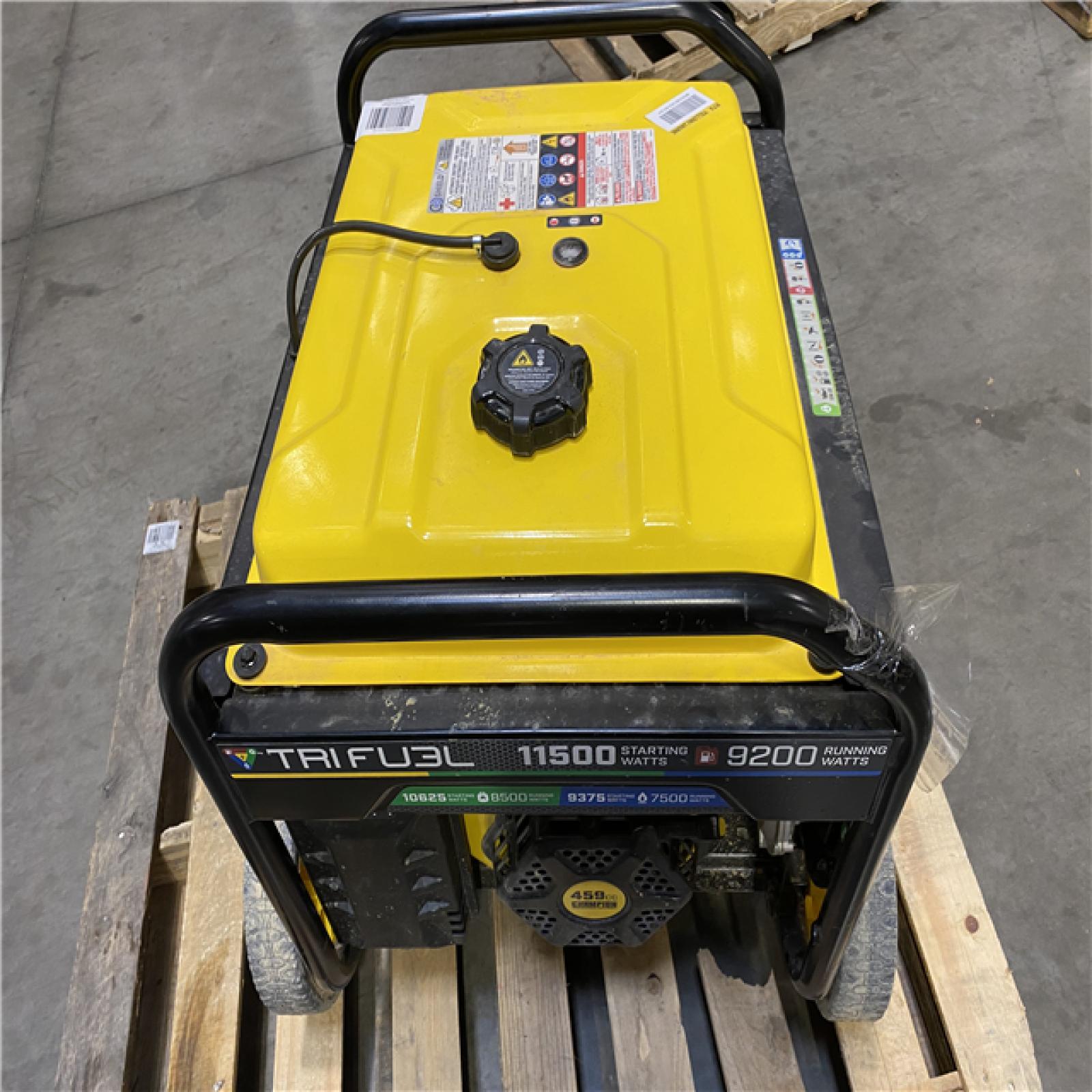 Dallas Location - As-Is Champion Power Equipment 11 500/9 200-Watt Electric Start Gasoline Portable Generator