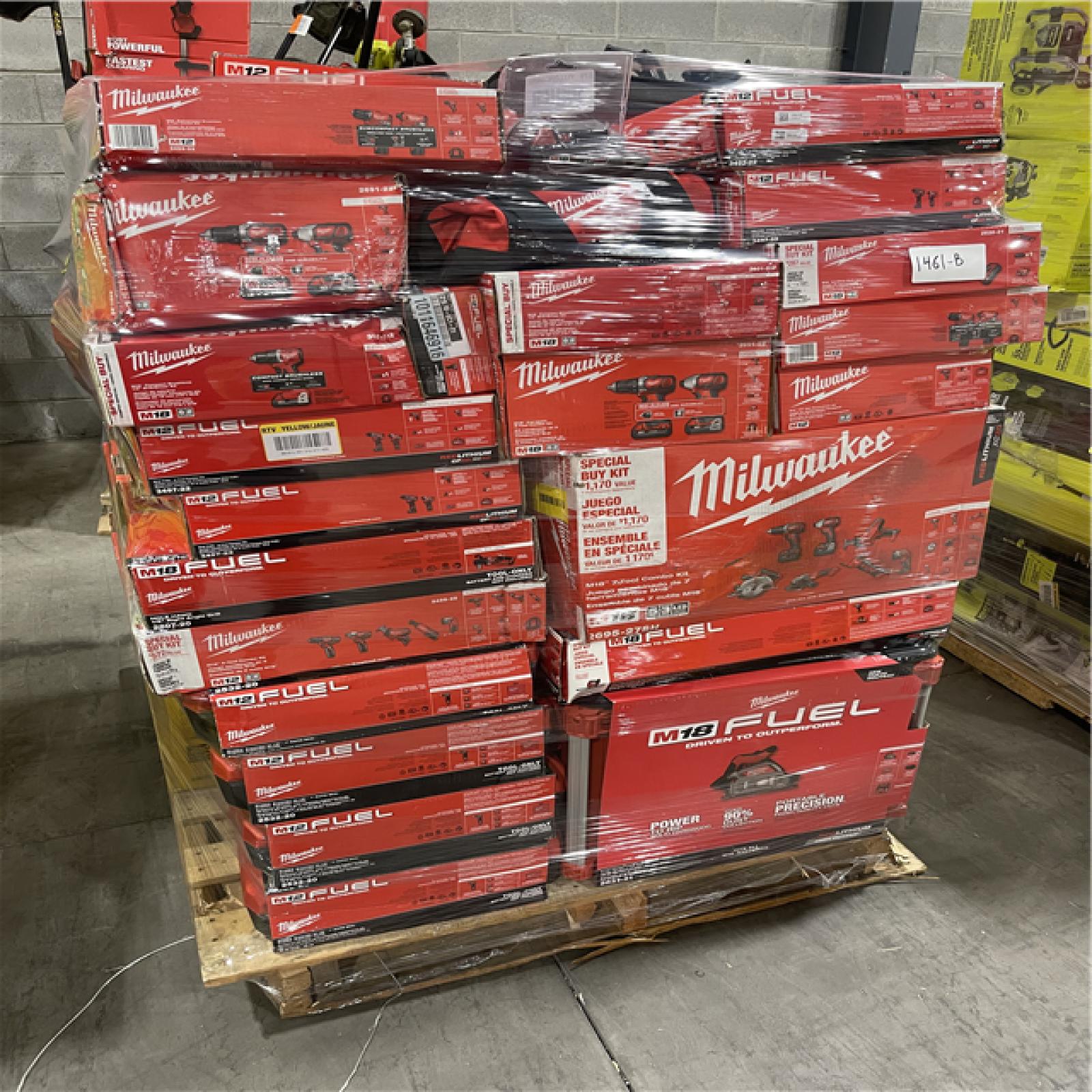 Pittston Location As-Is Power Tools Partial Truckload (10 pallets) 1461-B