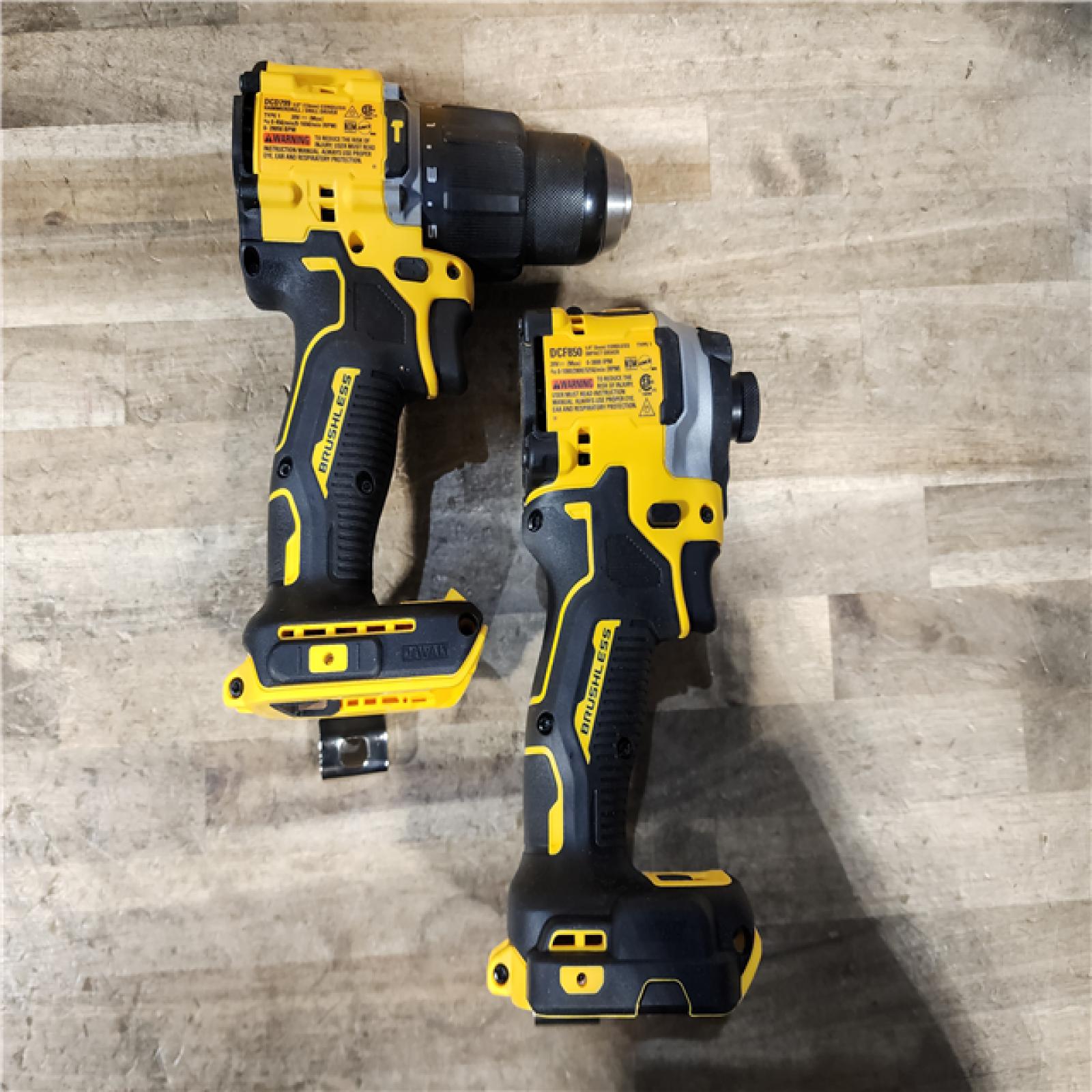 HOUSTON LOCATION - AS-IS DEWALT ATOMIC 20V MAX Lithium-Ion Cordless 2-Tool Combo Kit