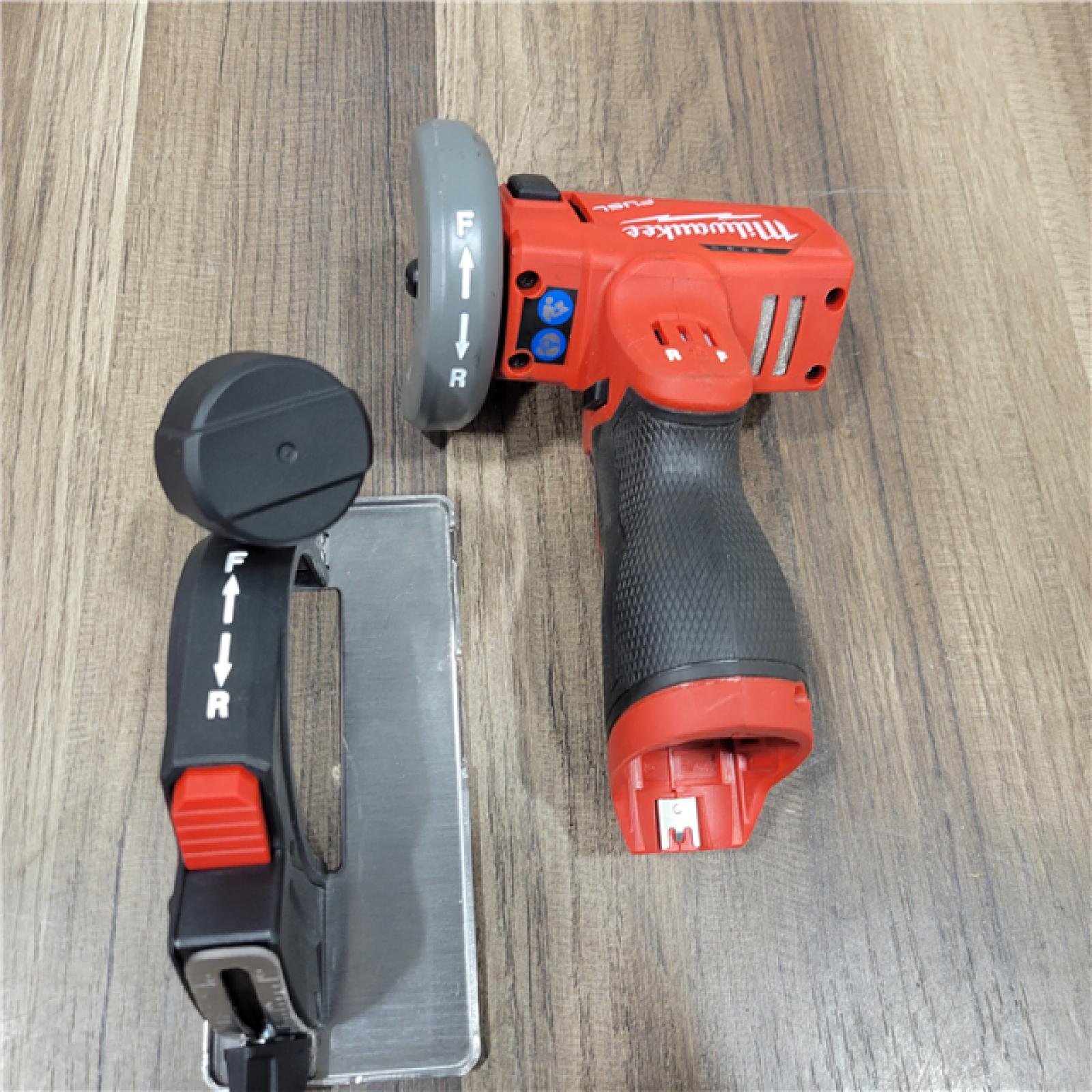 AS-IS Milwaukee  M12 FUEL 12V Lithium-Ion Brushless Cordless 3 in. Cut Off Saw (Tool-Only)