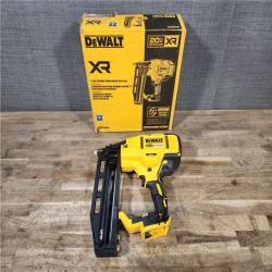 HOUSTON LOCATION - AS-IS DEWALT 20V MAX XR 16-Gauge Lithium-Ion Cordless Finish Nailer (Tool Only)