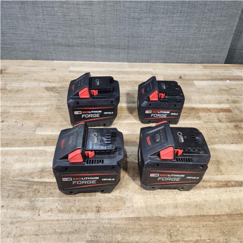 Houston Location AS-IS Milwaukee FORGE Batteries QTY/4
