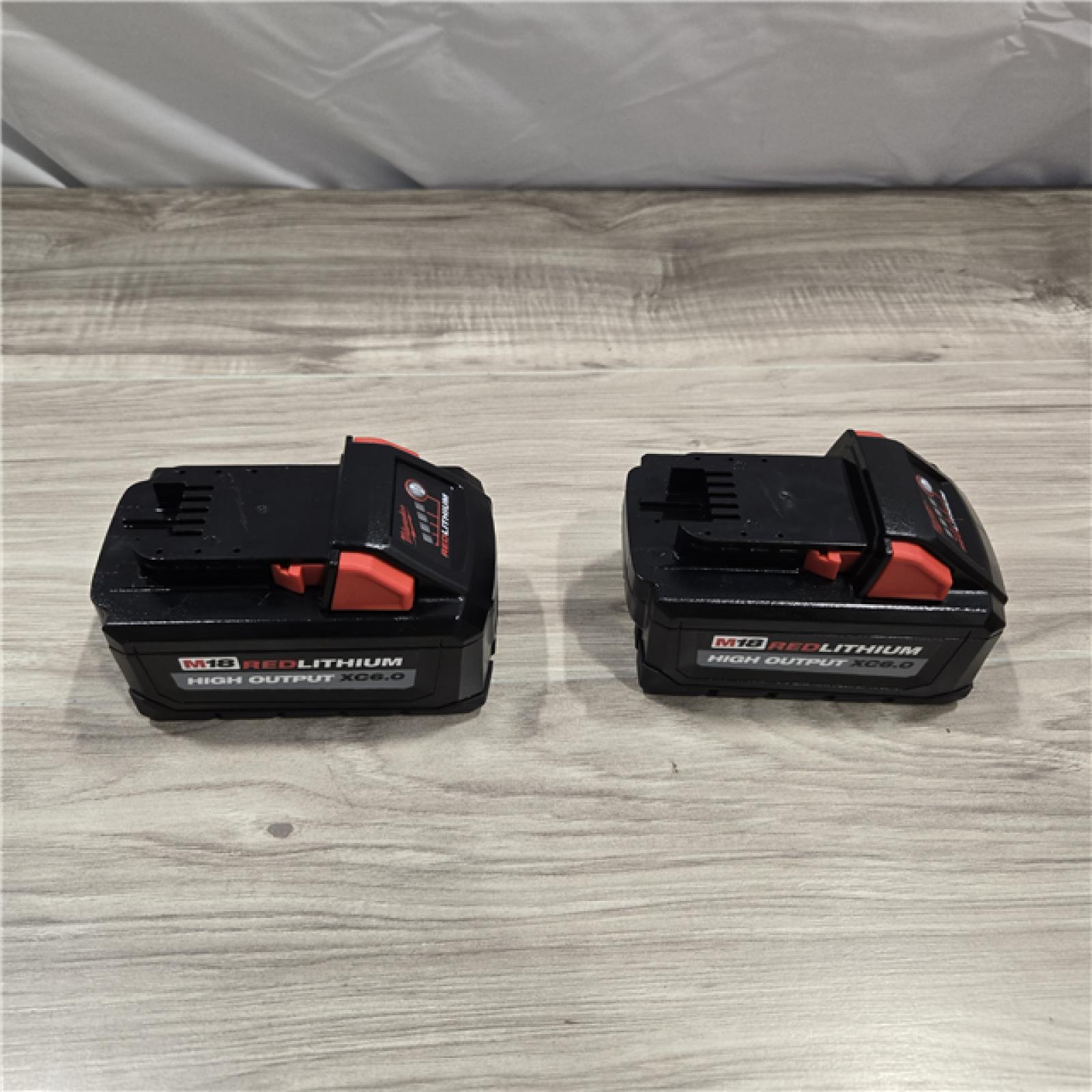 LIKE NEW! - Milwaukee 18-Volt Lithium-Ion High Output Starter Kit with Two 6.0 Ah Battery and Charger