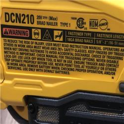 AS-IS DEWALT 20V MAX XR 18 Gauge Cordless Brad Nailer (Tool Only)