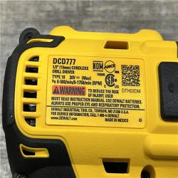 AS-IS DEWALT 20-Volt MAX Lithium-Ion Cordless 1/2 in. Compact Drill/Driver Kit
