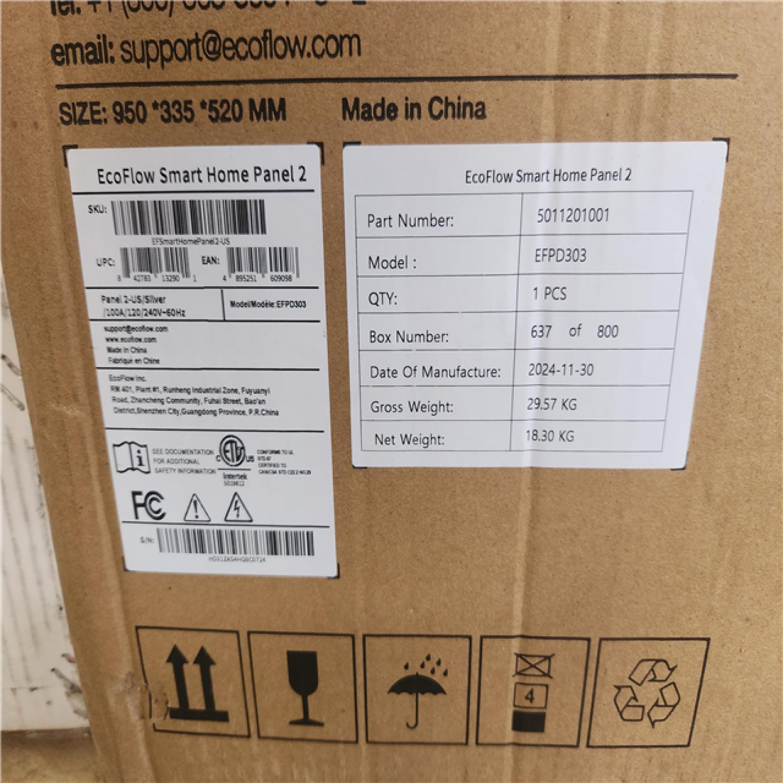 Phoenix NEW EcoFlow Battery Generator 6144Wh Delta Pro Ultra w/Smart Home Panel 2 7200W Output  LFP Power Station Home Backup  Push-Button