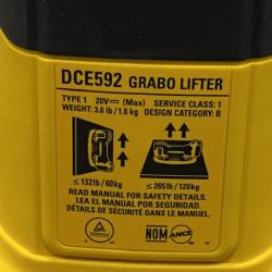 AS-IS DEWALT 20-Volt Max Lithium-Ion Cordless GRABO Lifter Kit