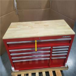CALIFORNIA NEW 52 IN 10-DRAWER MODULAR MOBILE WORKBENCH WITH SOLID WOOD TOP