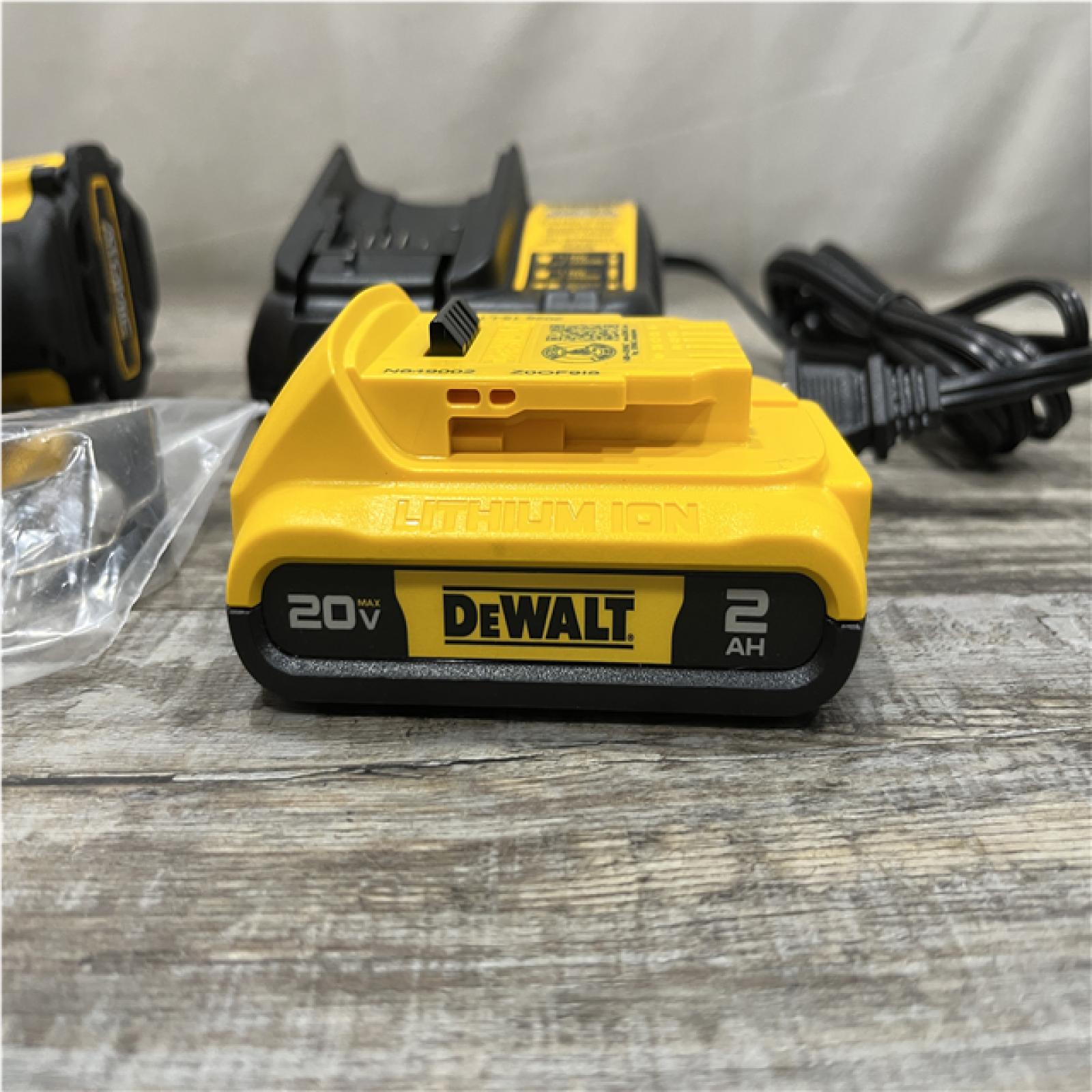 AS-IS DEWALT Atomic 20V Lithium-Ion Cordless Compact 1/2 in. Drill/Driver Kit