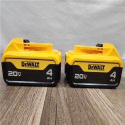 AS-IS- DEWALT 20V MAX XR 4 Ah Li-Ion Battery (2 Pc)