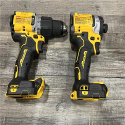 AS-IS DEWALT 20V Lithium-Ion Cordless 2-Tool Combo Kit