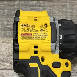 AS-IS DEWALT ATOMIC 20-Volt MAX Lithium-Ion Cordless Combo Kit