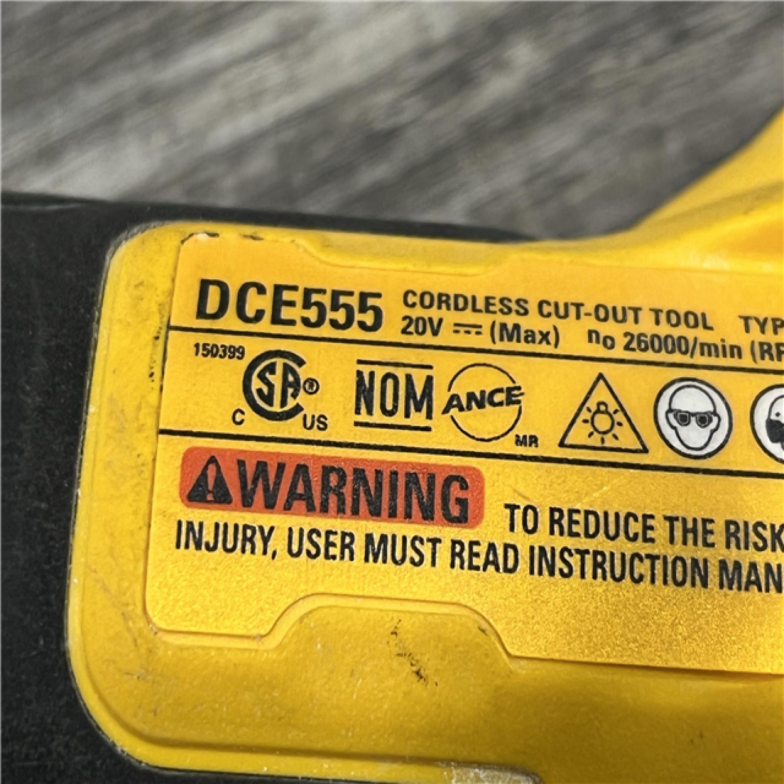 AS-IS DEWALT XR 20V Lithium-Ion Cordless Rotary Drywall Cut-Out Tool (Tool Only)