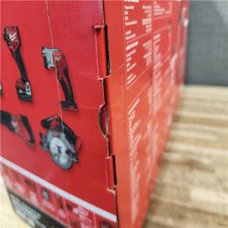 HOUSTON LOCATION - AS-IS (NEW) Milwaukee M18 FUEL 18V Lithium-Ion Brushless Cordless 5-Tool Combo Kit with Two 5.0 Ah Batteries  1 Charger 1 Tool Bag