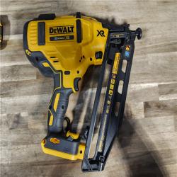 HOUSTON LOCATION - AS-IS (APPEARS LIKE NEW) DeWalt DCN660D1 20V 16 Gauge Cordless Angled Finish Nailer Kit W/ 2Ah Battery