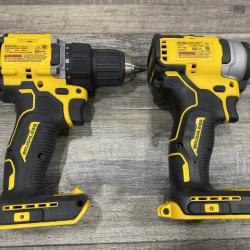 AS-IS DEWALT ATOMIC 20-Volt MAX Lithium-Ion Cordless (2-Tool) Combo Kit