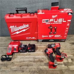 HOUSTON LOCATION - AS-IS (APPEARS LIKE NEW) M18 FUEL 18V Lithium-Ion Brushless Cordless Hammer Drill and Impact Driver Combo Kit (2-Tool) with 2 Batteries