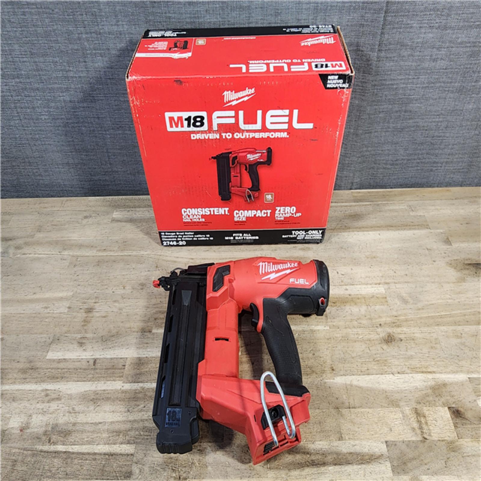 HOUSTON LOCATION - AS-IS Milwaukee M18 Fuel 18V Brushless 18-Gauge Brad Nailer 2746-20 (Bare Tool)