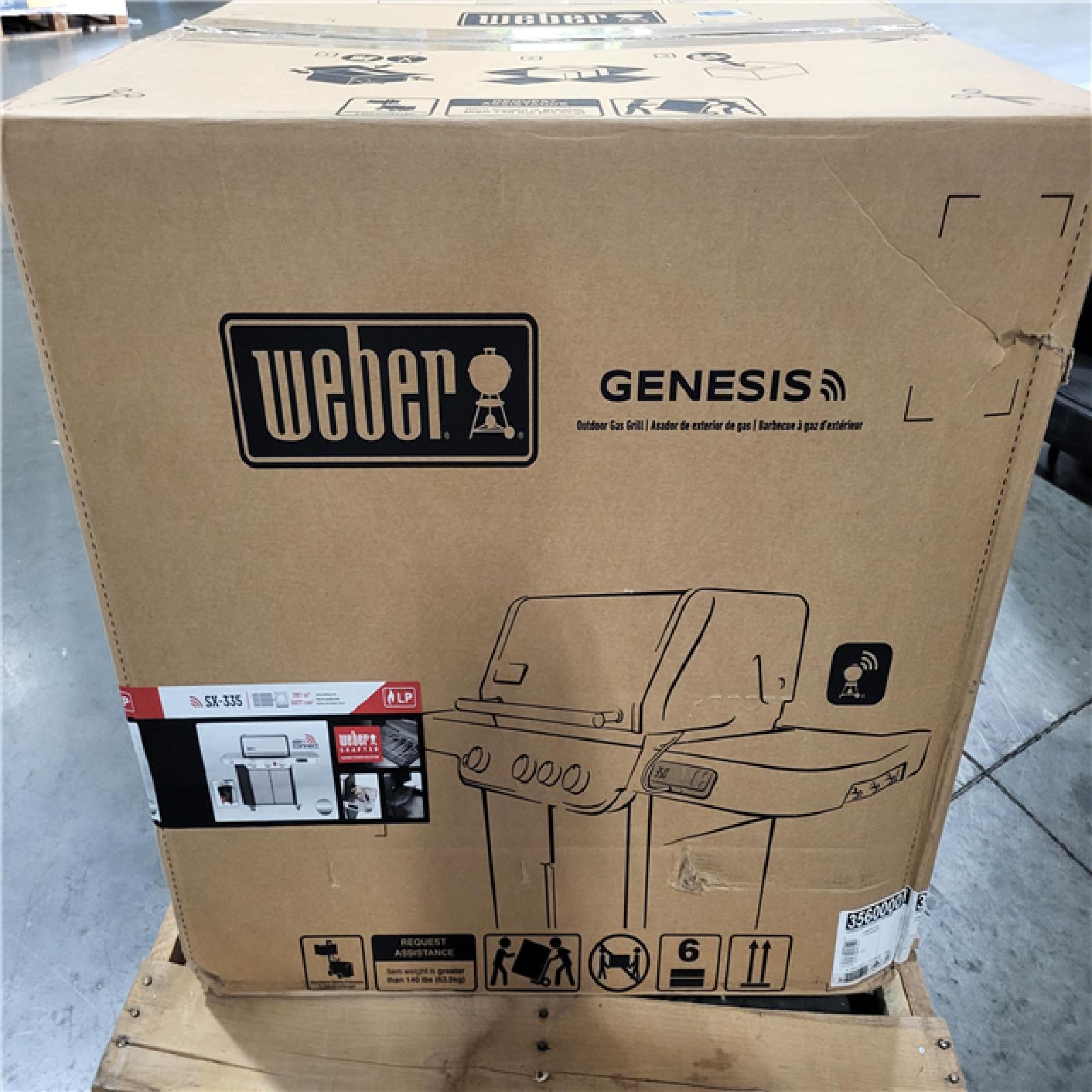CALIFORNIA New Weber GENESIS Outdoor Gas Grill (LP) SPX-435