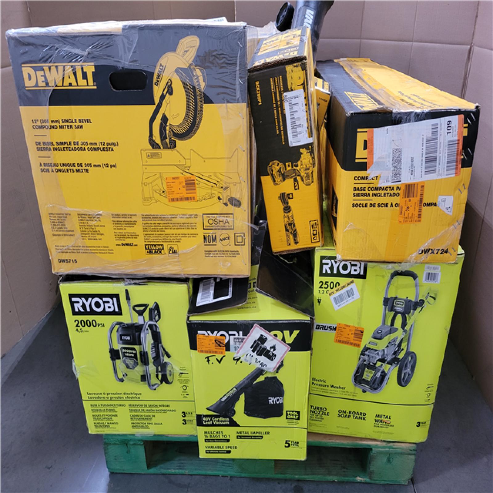 CALIFORNIA AS-IS TOOL PALLET