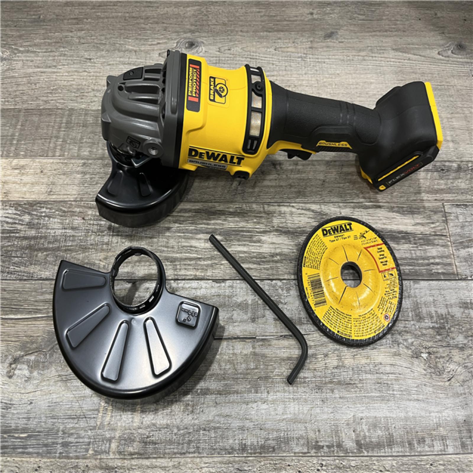 AS-IS DEWALT FLEXVOLT 60V MAX Cordless Brushless 4.5 in. to 6 in. Small Angle Grinder with Kickback Brake (Tool Only)