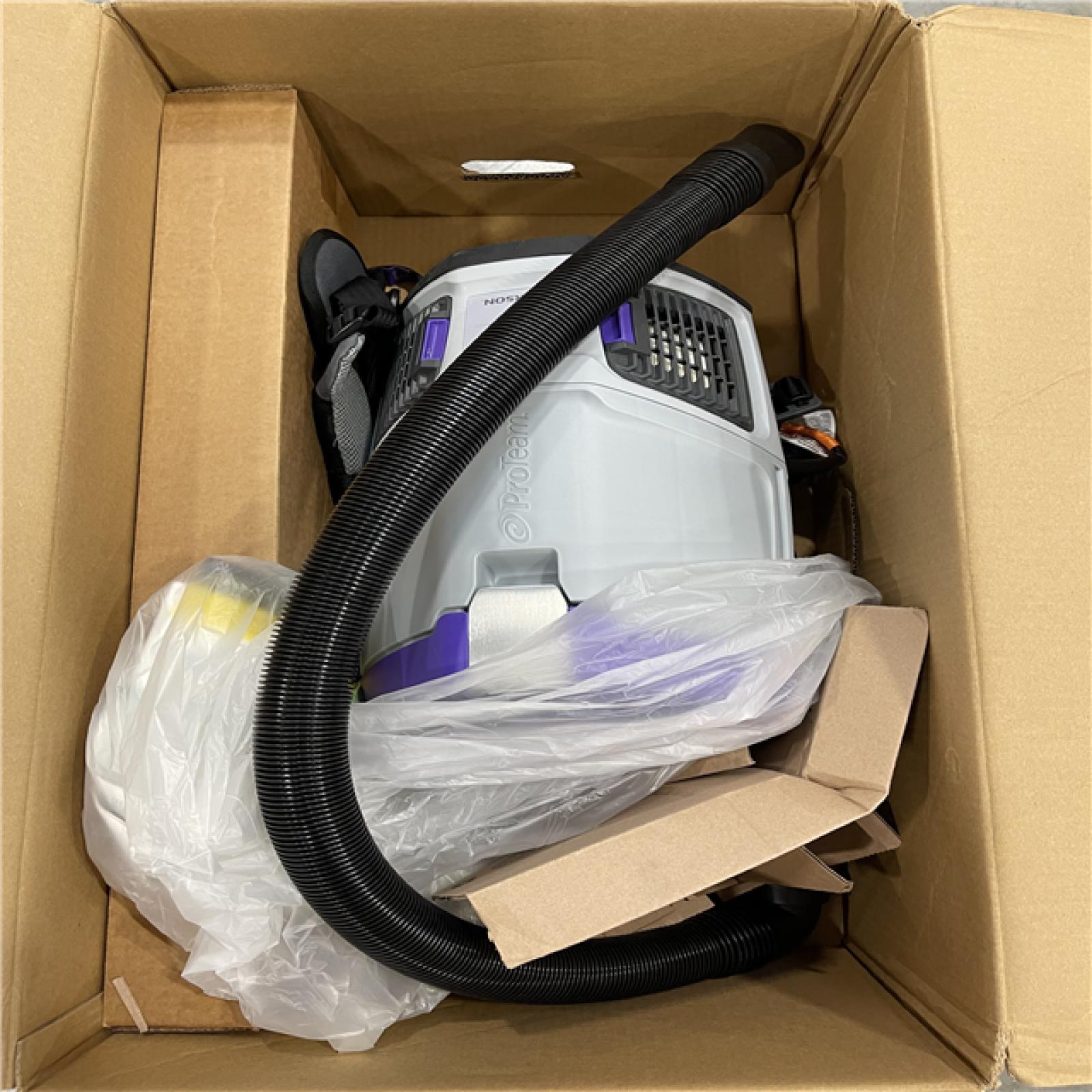 NEW! - ProTeam GoFit 3  3 qt. Corded Gray Commercial Backpack Vacuum Cleaner