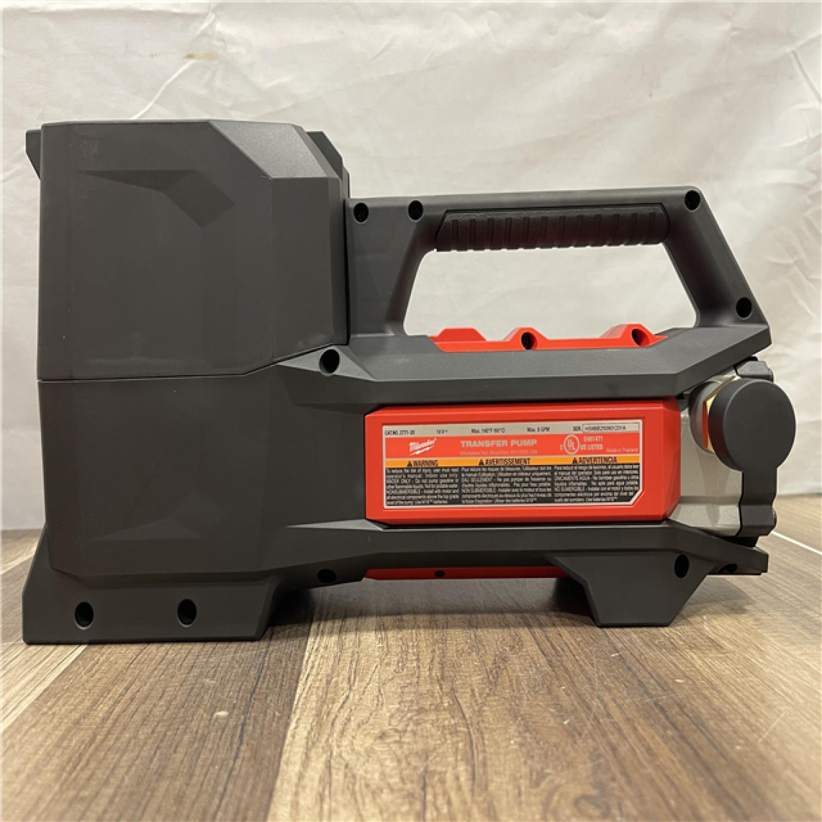 AS-IS Milwaukee 18-Volt 1/4 HP Lithium-Ion Cordless Transfer Pump (Tool Only)