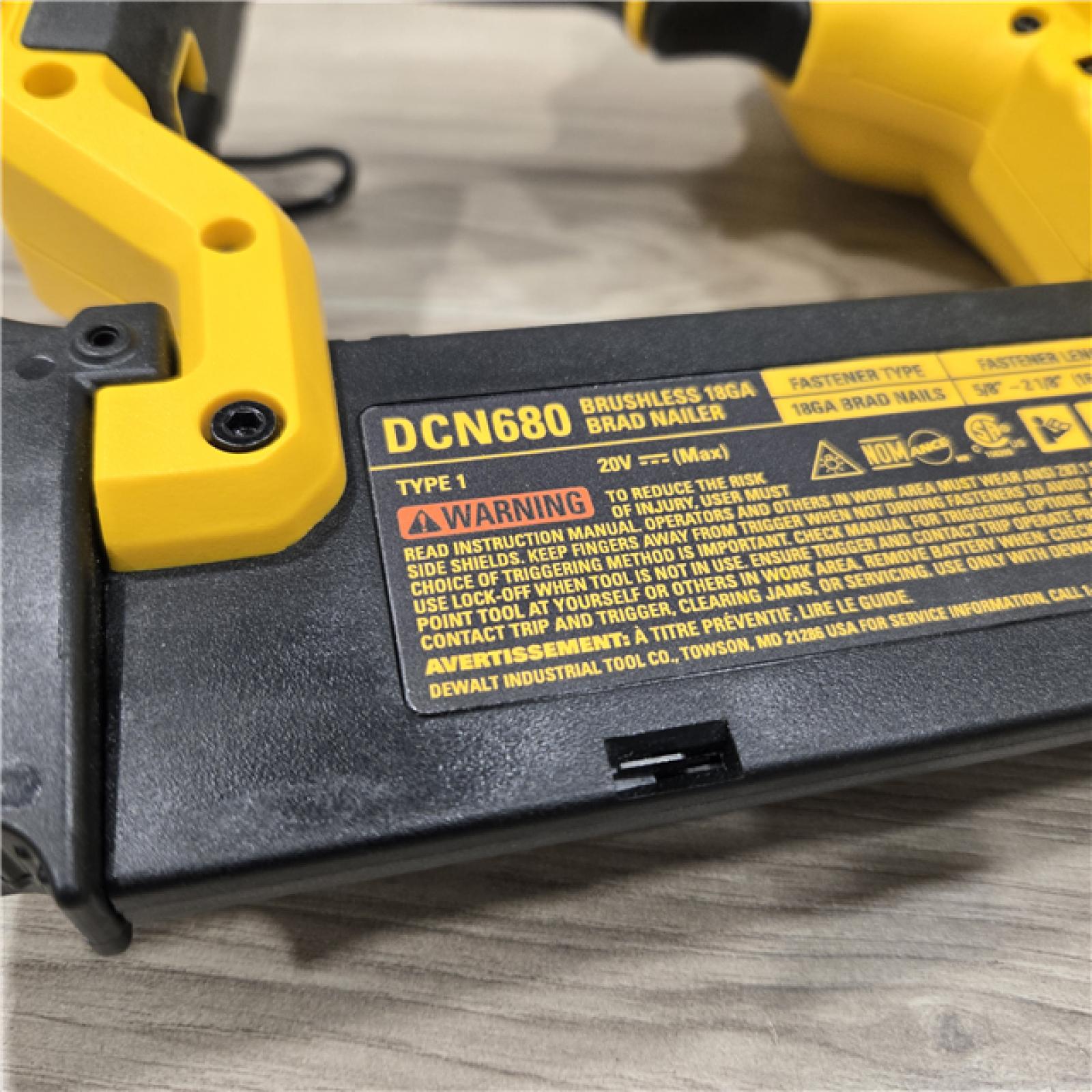 AS-IS DeWalt 20V MAX XR Electric Cordless 18-Gauge Brad Nailer (Tool Only)