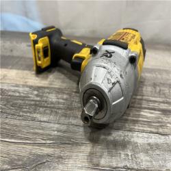 AS-IS DEWALT 20V MAX XR Cordless Brushless 1/2 in. High Torque Impact Wrench with Detent Pin Anvil (Tool Only)