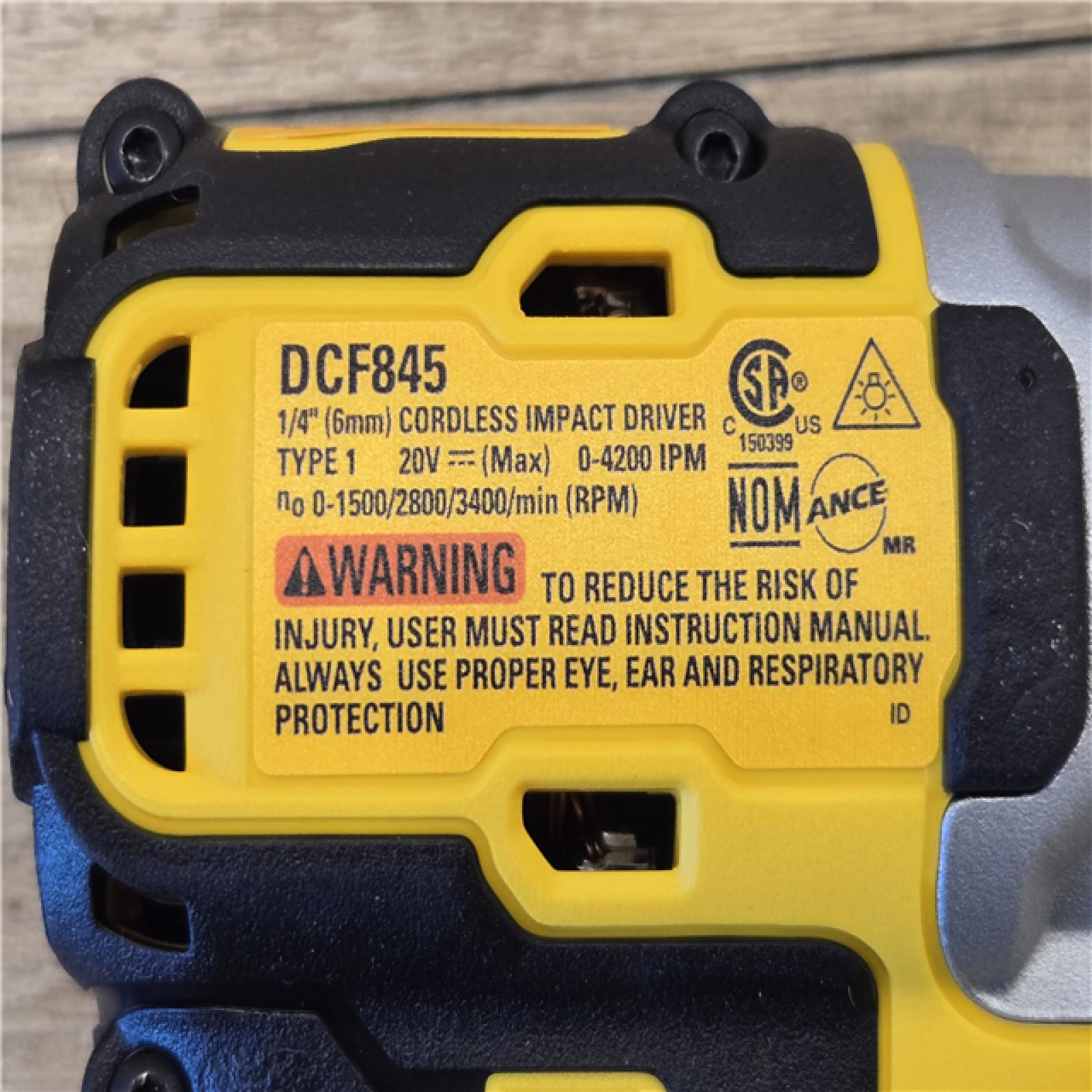 AS-IS DEWALT 20V Maximum XR Cordless 1/4 in. 3-Speed Impact Driver (Tool-Only)