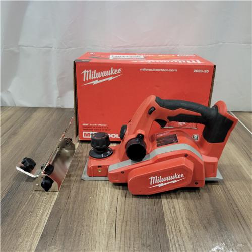 AS-IS Milwaukee M18 18-Volt Lithium-Ion Cordless 3-1/4 in. Planer (Tool-Only)