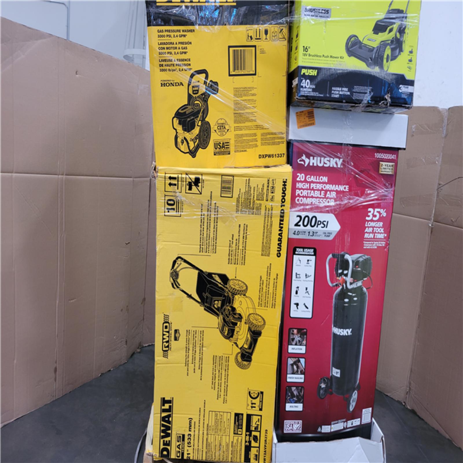 CALIFORNIA AS-IS OUTDOOR POWER EQUIPMENT