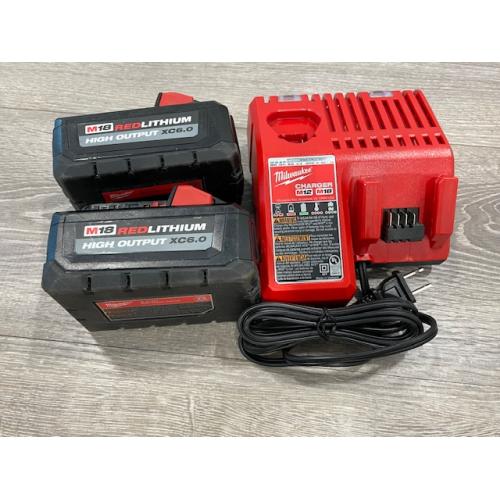 AS-IS Milwaukee 18-Volt Lithium-Ion High Output Starter Kit